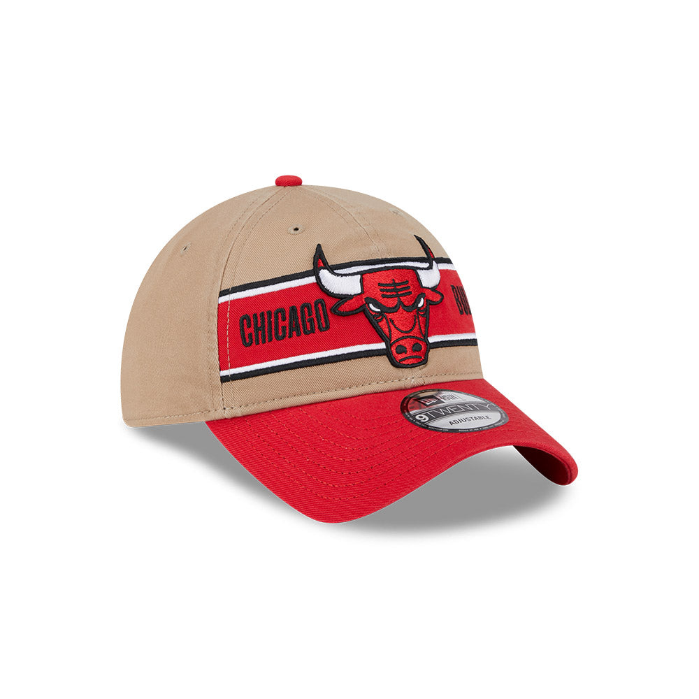 Chicago Bulls Hat - Camel NBA 2024 Draft 9Twenty Strapback Cap - New Era